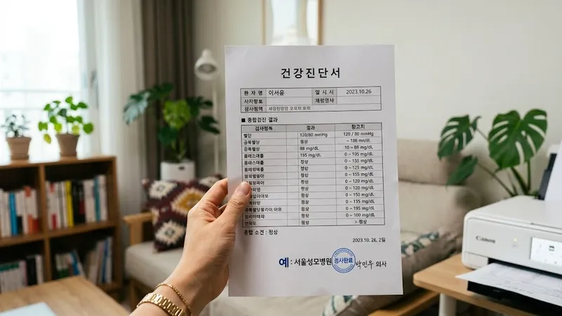 보건소건강진단서