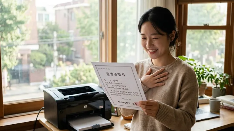 폐교대학증명서