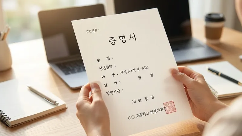 자격증확인서