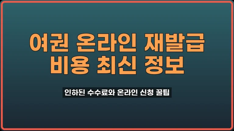 여권수수료인하