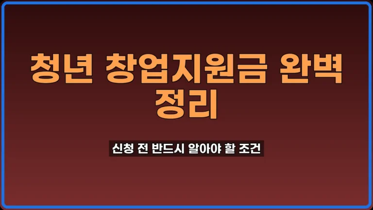 정부지원금