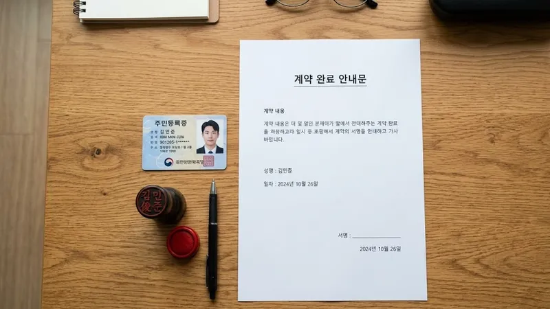대리인위임장